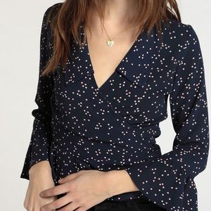 Rouje Paris “Yves” wrap top size s-m EU 38